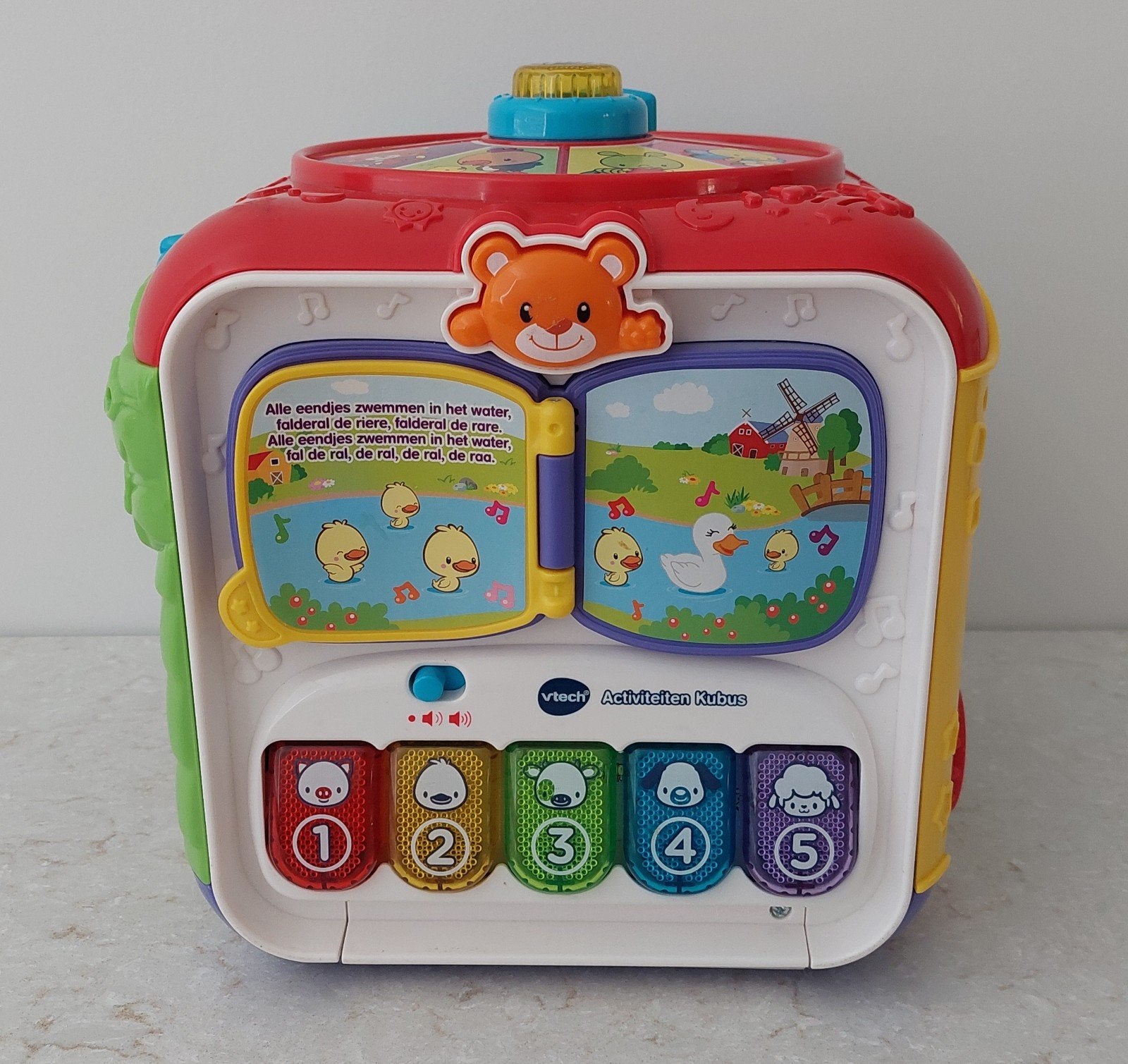 VTech Activiteiten Kubus - Educatief Speelgoed, Kinderen en Baby's, Ophalen of Verzenden, Zo goed als nieuw, Overige typen, Met geluid