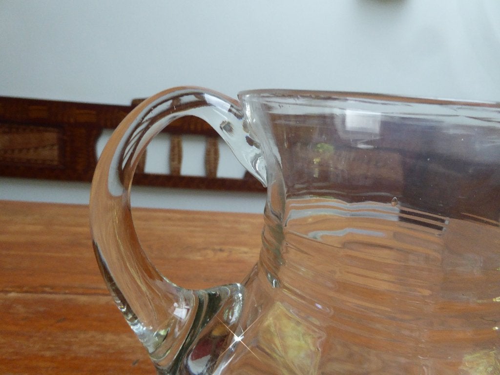 Prachtige optisch geblazen art deco kan, Doyen?, Antiek en Kunst, Ophalen of Verzenden