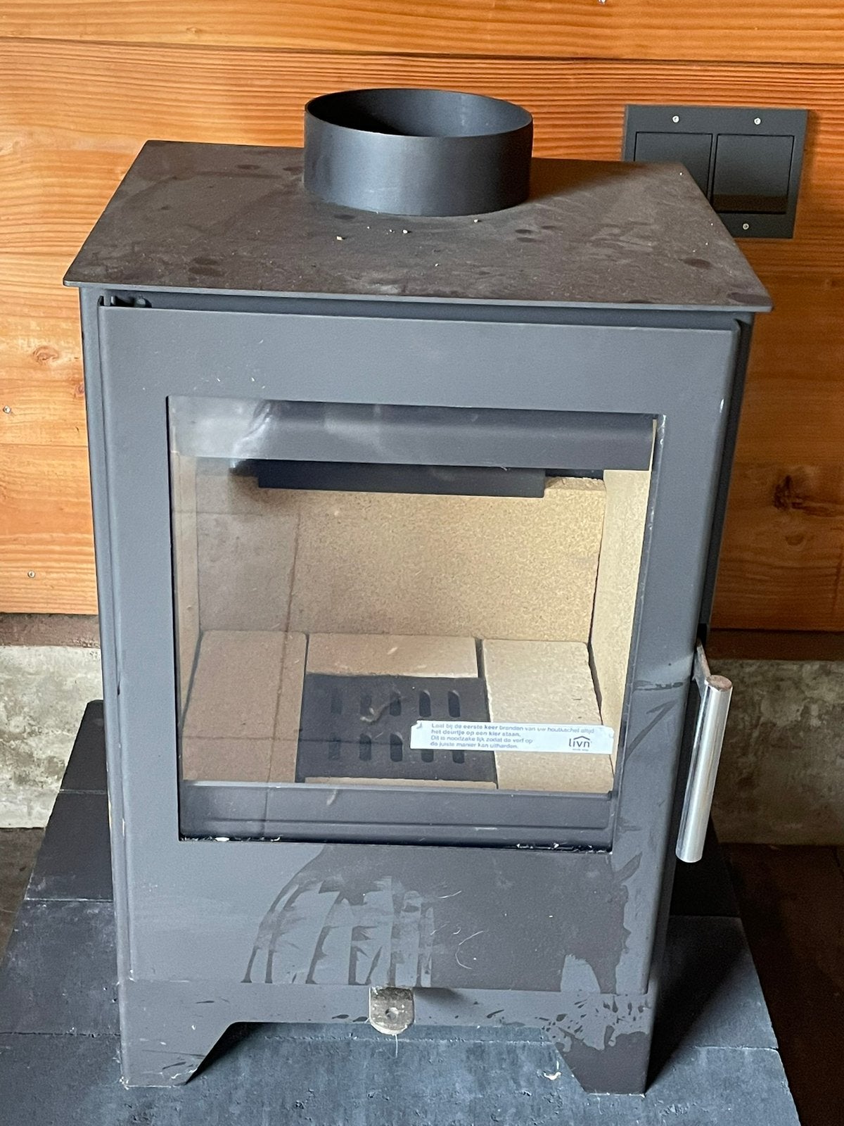 Houtkachel Livn Otta 5 Kw, Ophalen, Vrijstaand, Hout, Nieuw