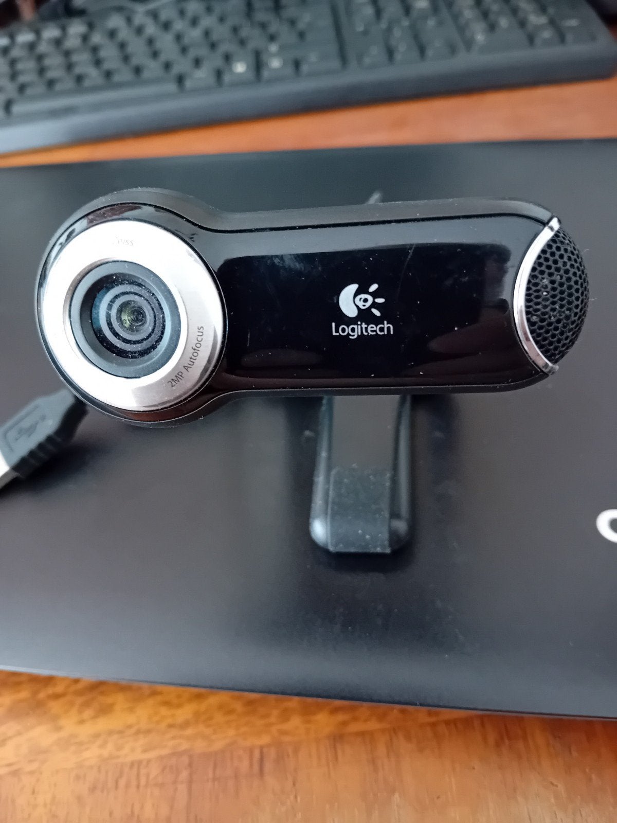 Logitech Webcam met autofocus en microfoon, Ophalen of Verzenden