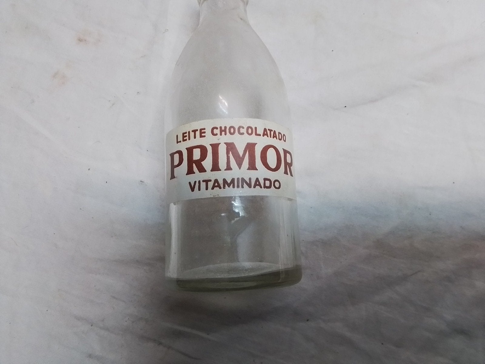 Vintage Primor Chocolademelk Fles - Lege Glazen Fles, Antiek en Kunst, Ophalen of Verzenden