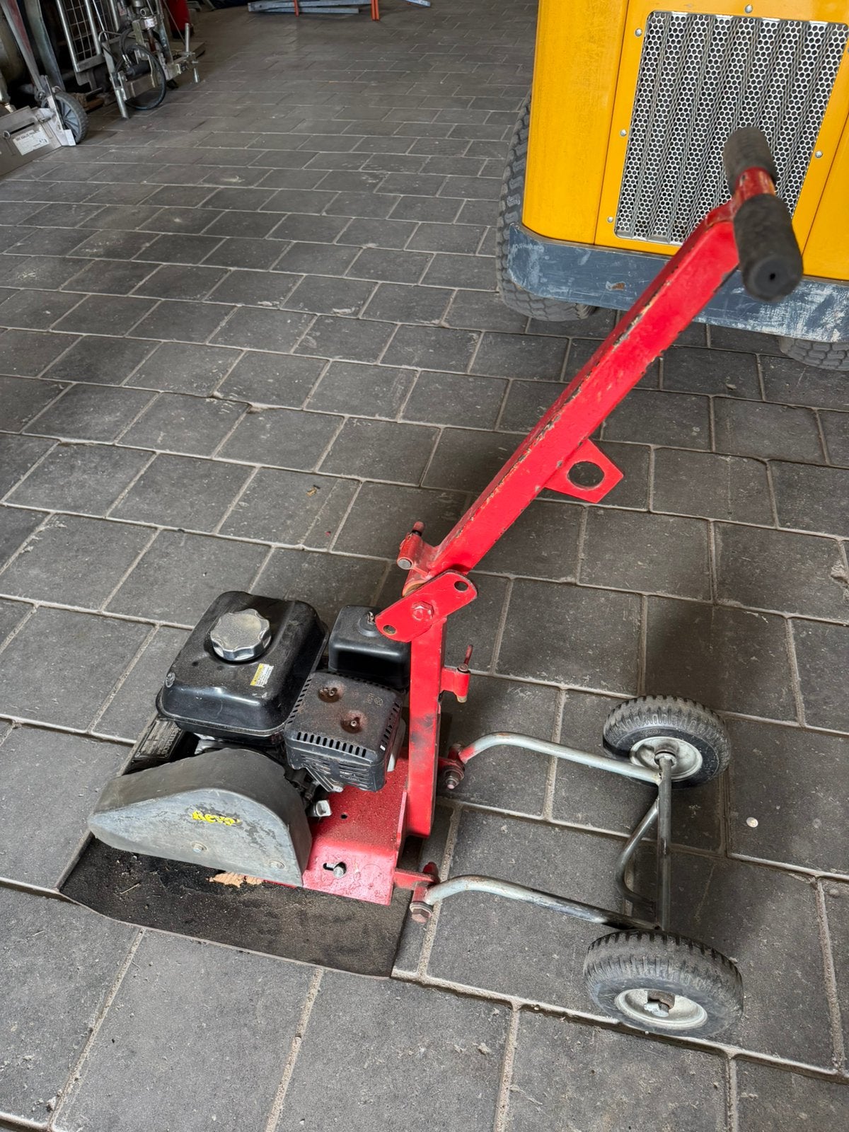 Trilplaat revo, Ophalen, Gebruikt