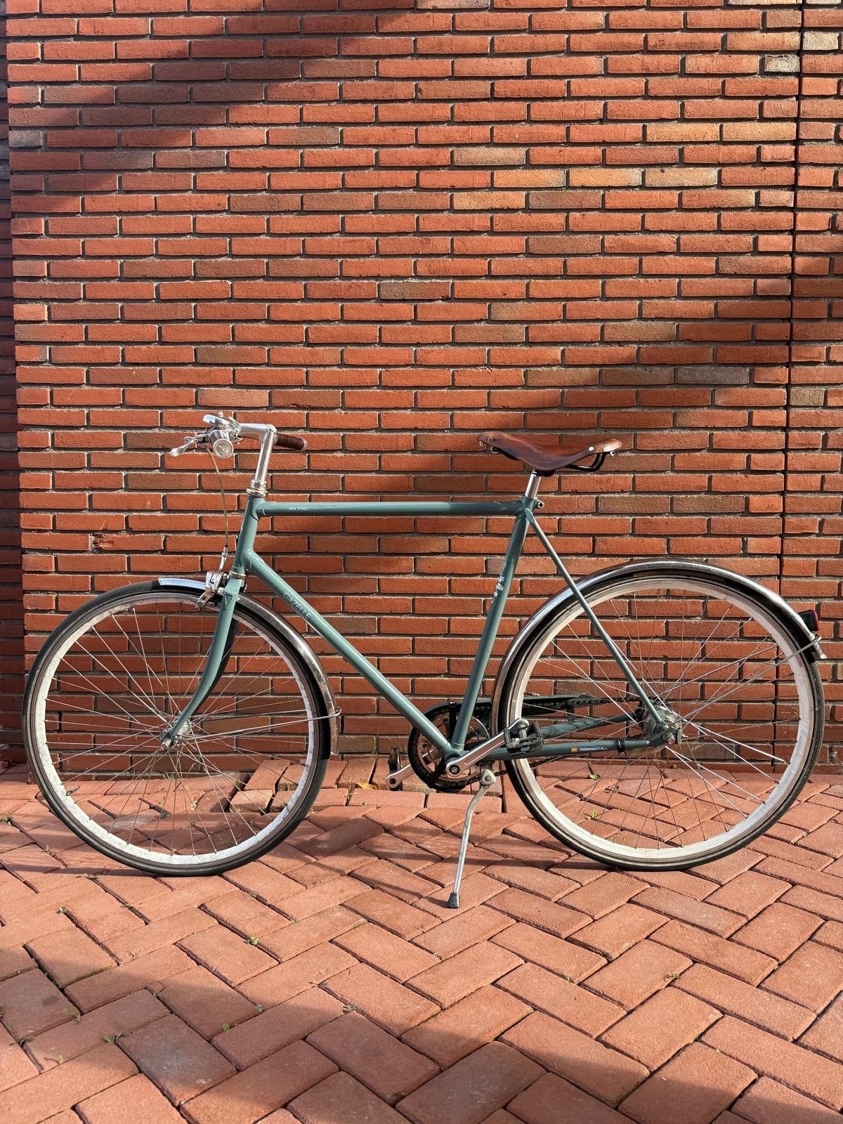 Gazelle Van Stael Limited Edition Stadsfiets, Fietsen en Brommers, Ophalen, Terugtraprem, Gebruikt, Versnellingen