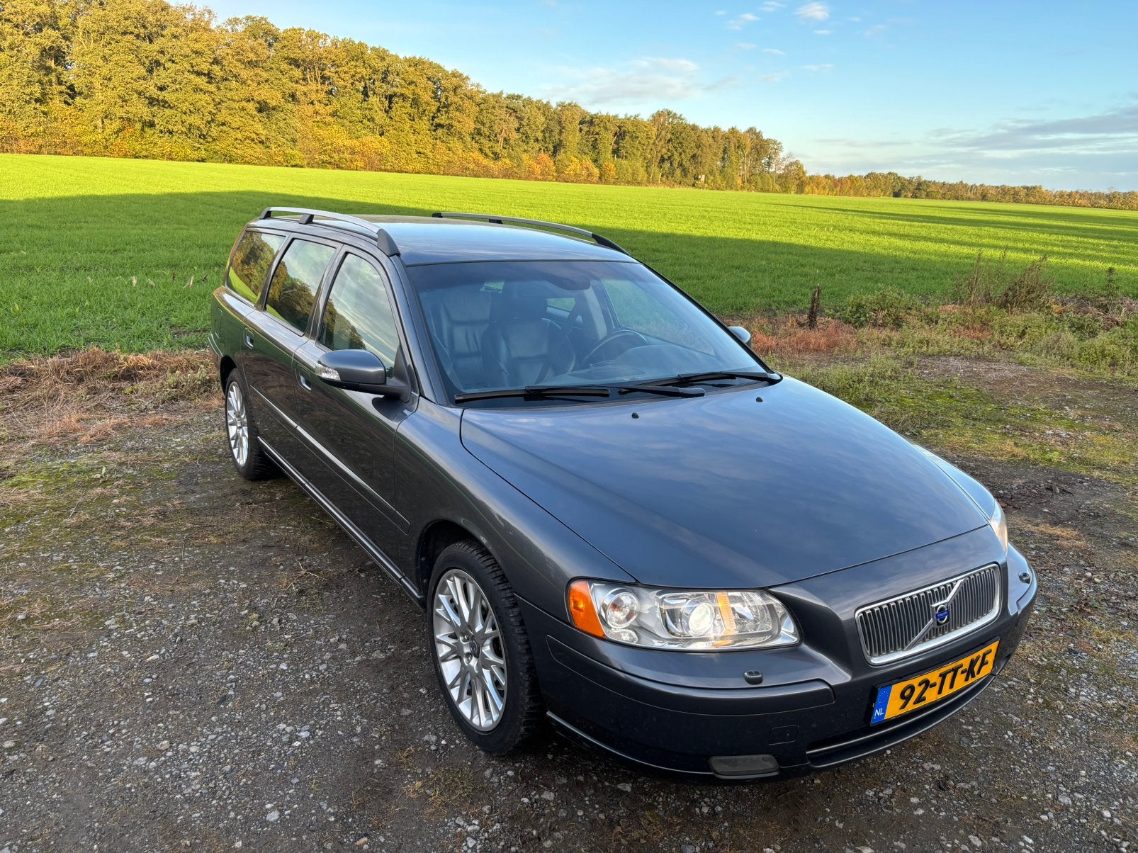 Volvo V70 2.4 AUT 2007 II Edition Sport 293000 NAP II, Auto's, Xenon verlichting, 1800 kg, Zwart, 1498 kg