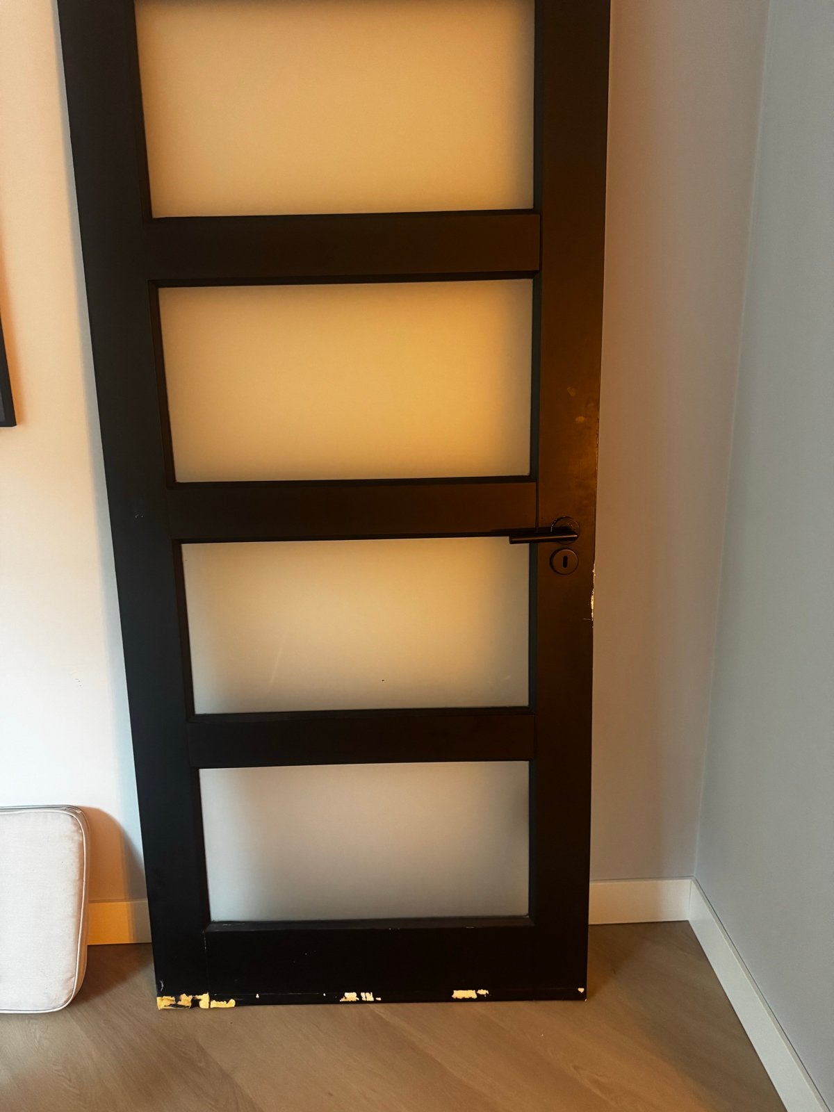 Opdekdeur 93x211,5 cm linksdraaiend - opknapper, Ophalen, Gebruikt, 80 tot 100 cm, Binnendeur