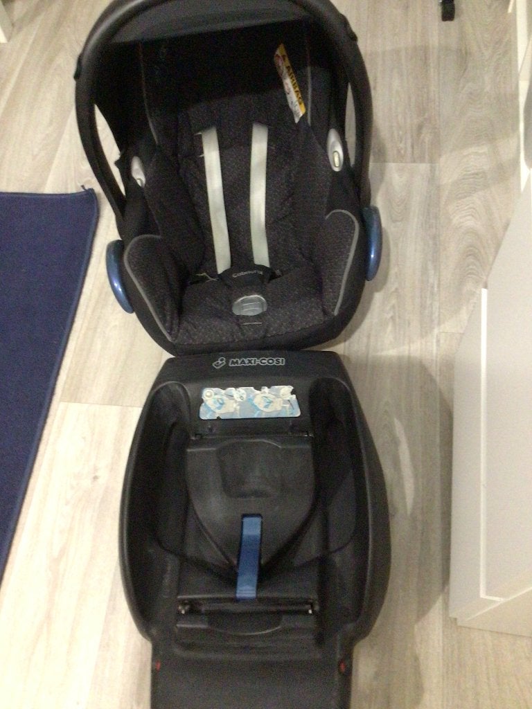 Maxi-cosi+EasyFix, Kinderen en Baby's, Ophalen, Autogordel, Zo goed als nieuw, 0 t/m 13 kg