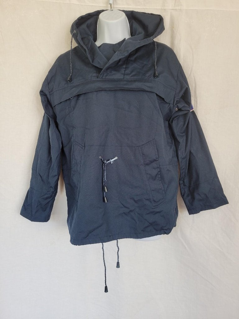 Leuke blauwe anorak mt M merk Fjellanoraak, Maat 38/40 (M), Carnaval, ., Ophalen of Verzenden