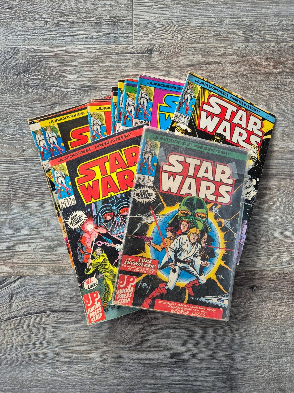 Junior Press Star Wars Stripboeken, Verzamelen, Ophalen of Verzenden, Gebruikt, Boek of Poster