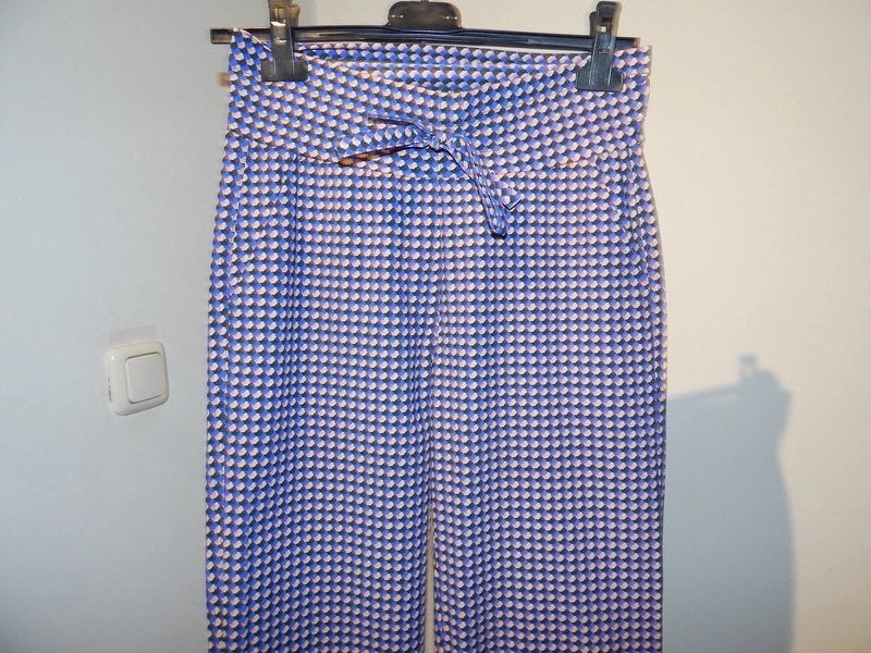Studio Anneloes broek dikker travel print Als Nieuw XS/S, Studio Anneloes, Zo goed als nieuw, Maat 34 (XS) of kleiner, Lang