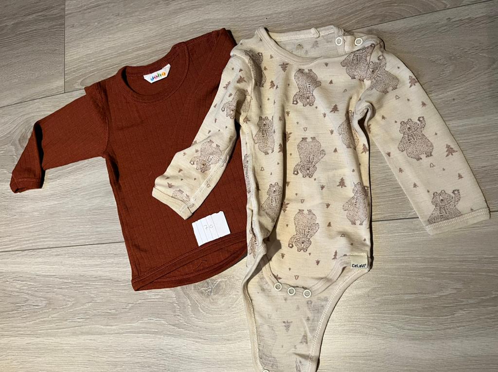 Wollen trui plus rompertje 70, Kinderen en Baby's, Ophalen of Verzenden, Jongetje of Meisje