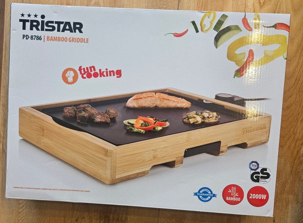 Tristar Bamboo Grill NIEUW, Ophalen of Verzenden, Nieuw, Tafelgrill