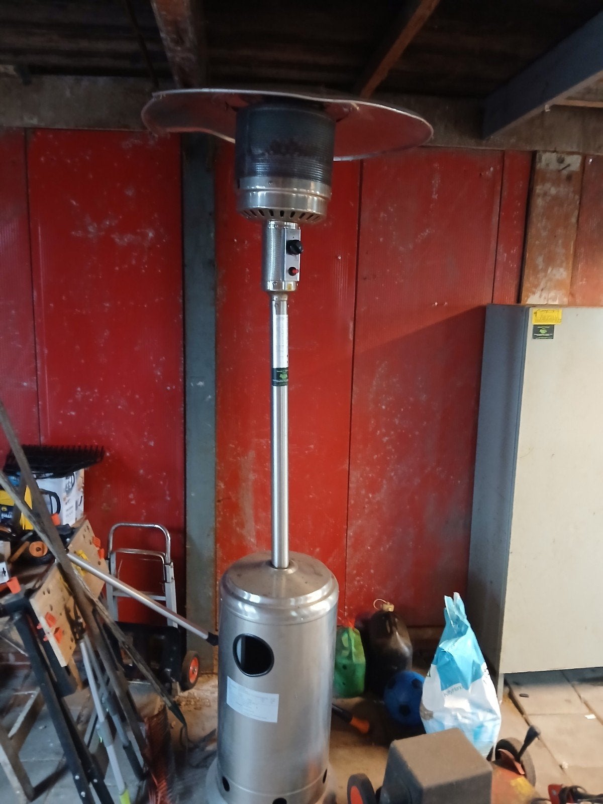 Terrasheater, Tuin en Terras, Terrasverwarmers, Ophalen, Gebruikt, Gas, Vloer