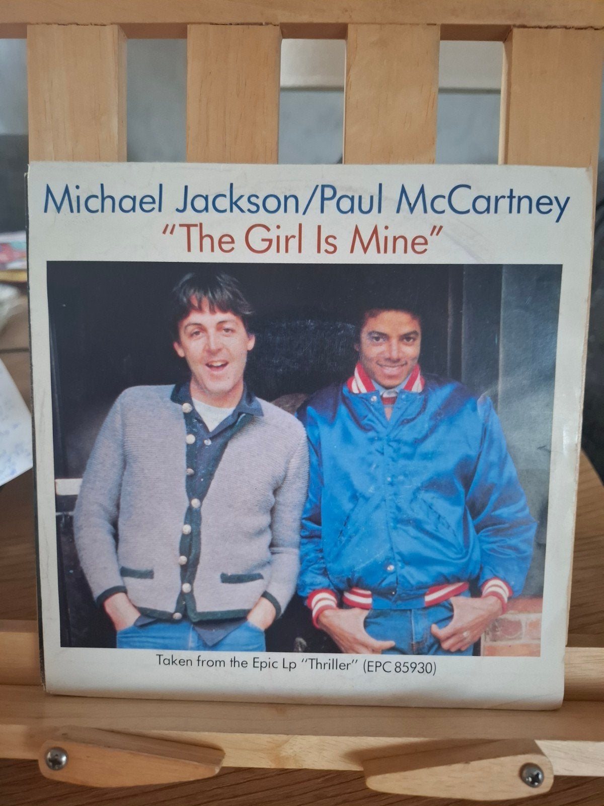 single: Michael Jackson / Paul McCartney - the girl is mine, Ophalen of Verzenden, Pop