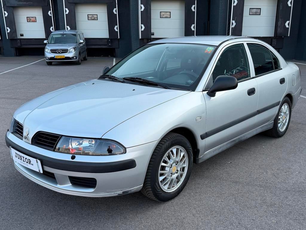 Mitsubishi Carisma 1.6 Shogun AUTOMAAT/ELKPAKKET/APK-24-1-20, Auto's, Stof, Gebruikt, Zwart, 4 cilinders