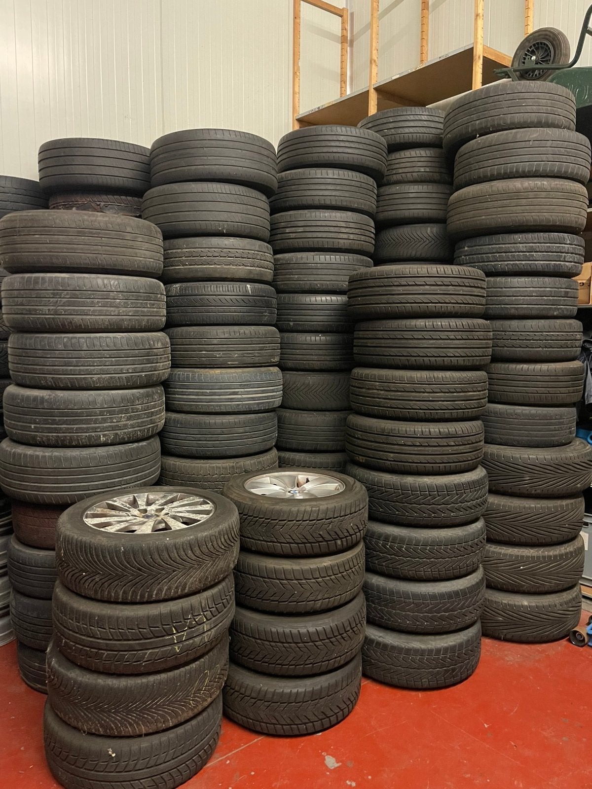 Partij lichtmetalen velgen sets ( 40 sets ), Ophalen, Gebruikt