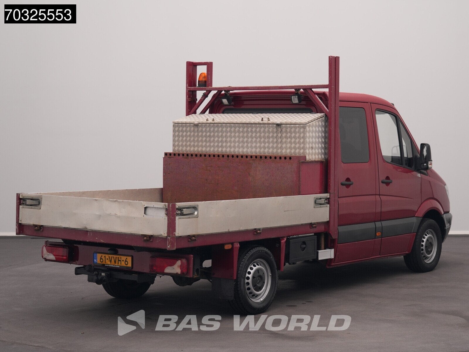 Mercedes Sprinter 311 CDI Dubbel Cabine Open Laadbak Trekhaa, Auto's, Stof, Gebruikt, 4 cilinders, 2800 kg