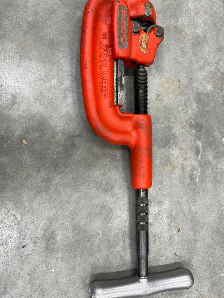 Ridgid pijpen snijder 1/8 tot 2 inch, Ophalen of Verzenden, Zo goed als nieuw