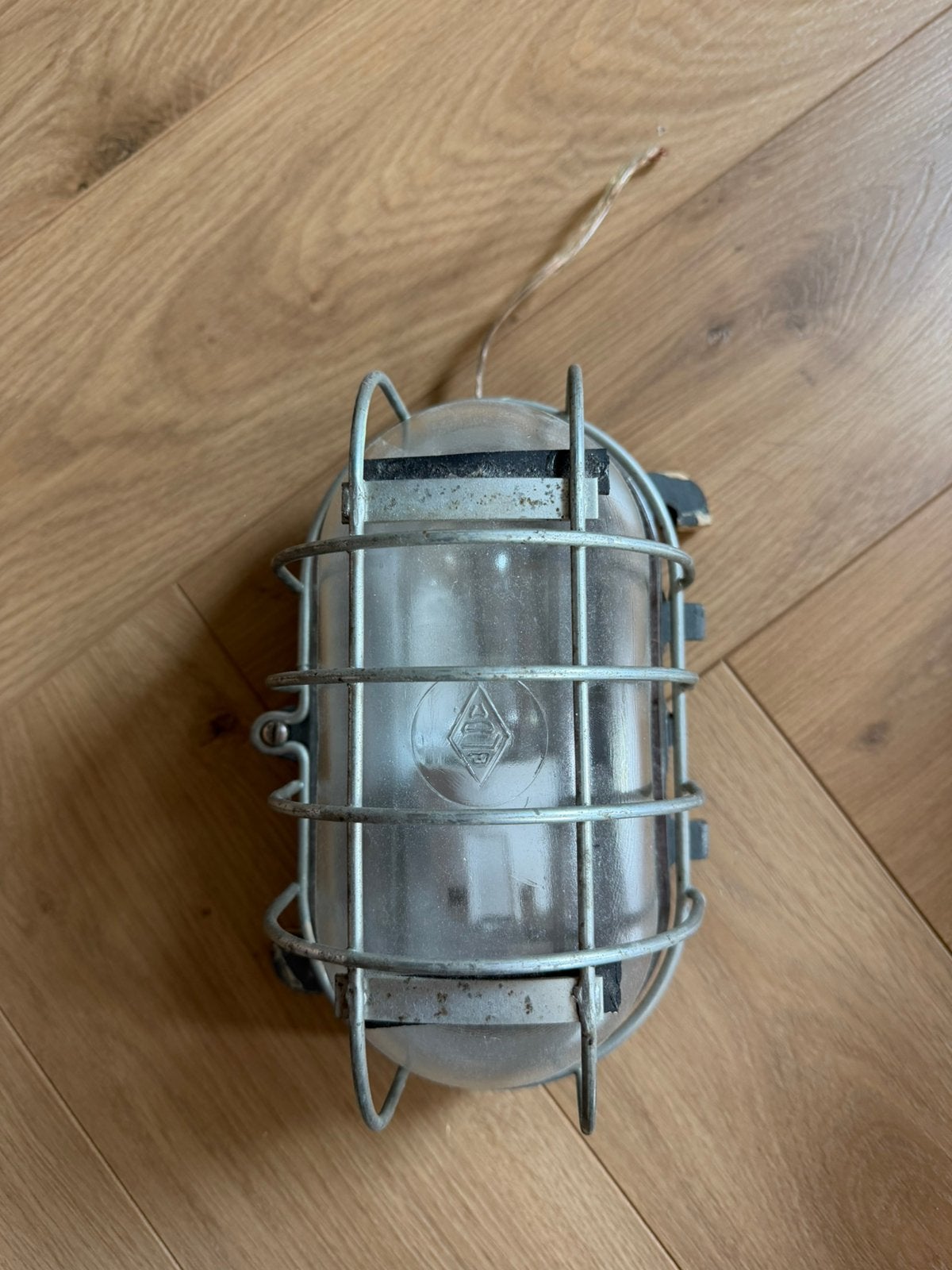 Industriele Bully Lamp | Zwaar, Ophalen of Verzenden, Zo goed als nieuw