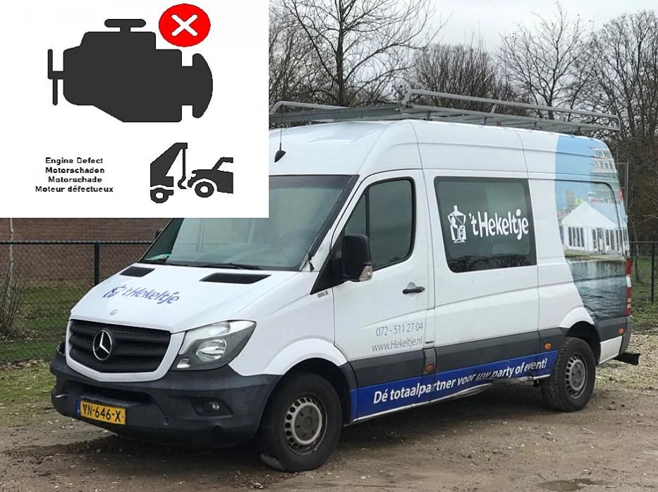 Mercedes-Benz Sprinter 316 2.2 CDI Automaat DC Motorschade A, Automaat, Euro 5, Gebruikt, Zwart