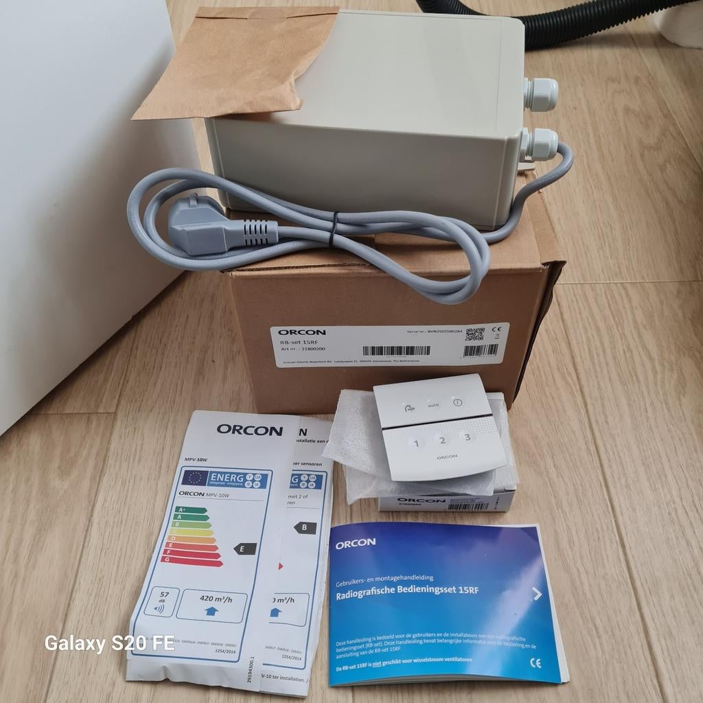 Te koop nieuwe orcon radiografische bedieningsset RB 15RF ., Ophalen, Nieuw, Met 1 controller
