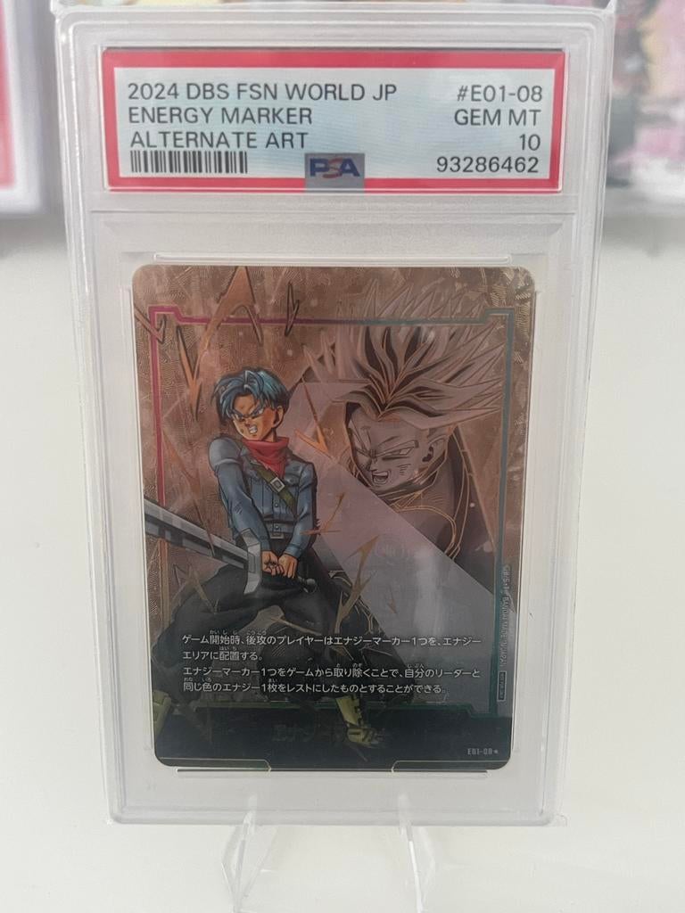 Energy Marker E01-08 PSA 10 Japans, Ophalen of Verzenden, Zo goed als nieuw