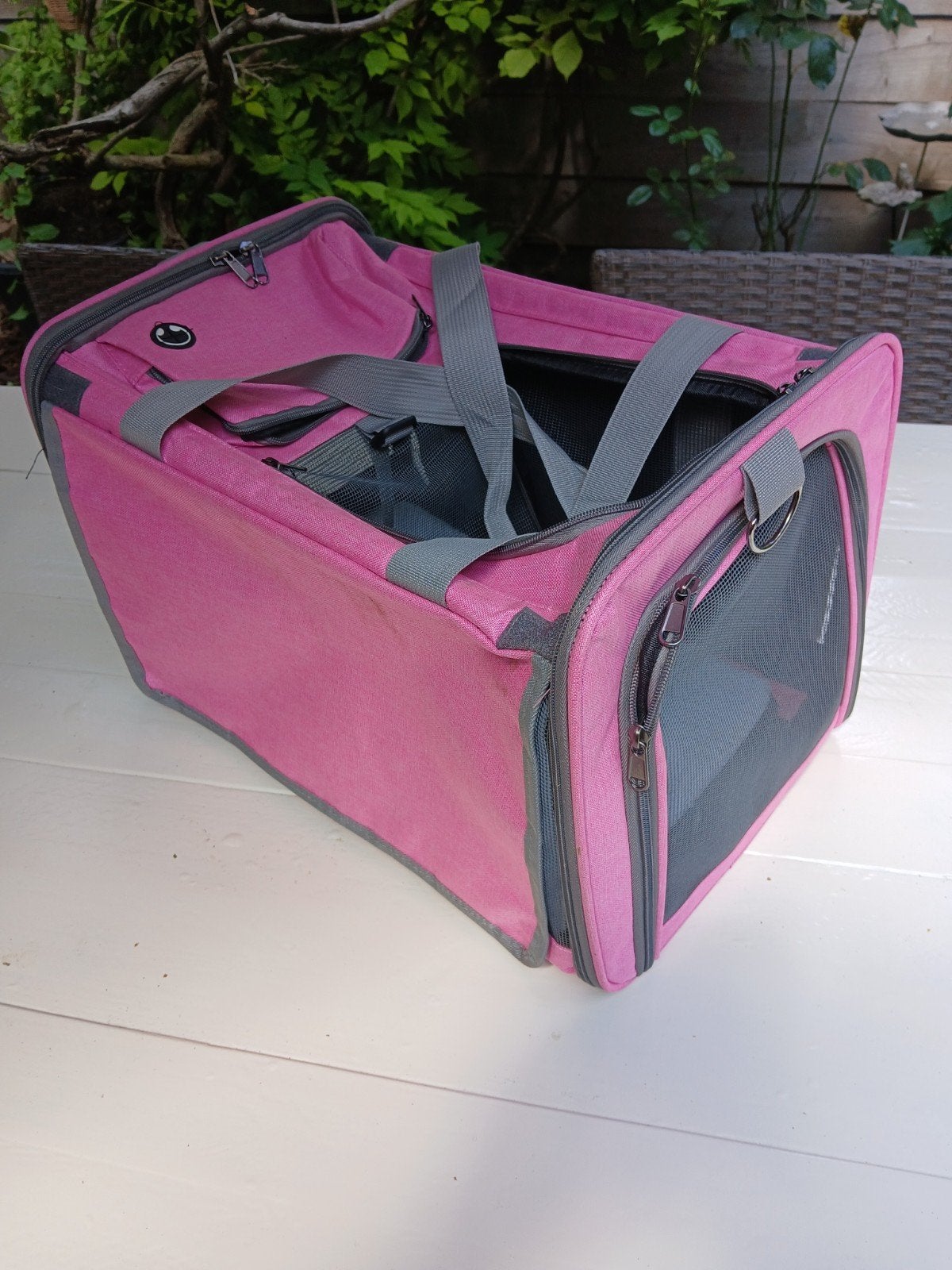 Reis bench voor kleine hond of kat. Slechts 2 x gebruikt, Dieren en Toebehoren, Ophalen, Zo goed als nieuw