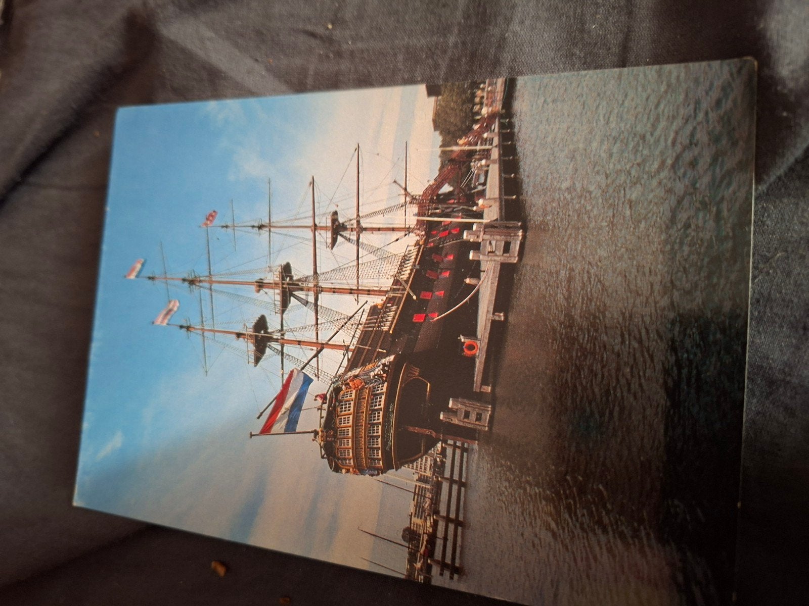 Ansichtkaart VOC-schip Amsterdam, Maritiem Museum, Verzamelen, Ophalen, 1980 tot heden, Ongelopen, Noord-Holland