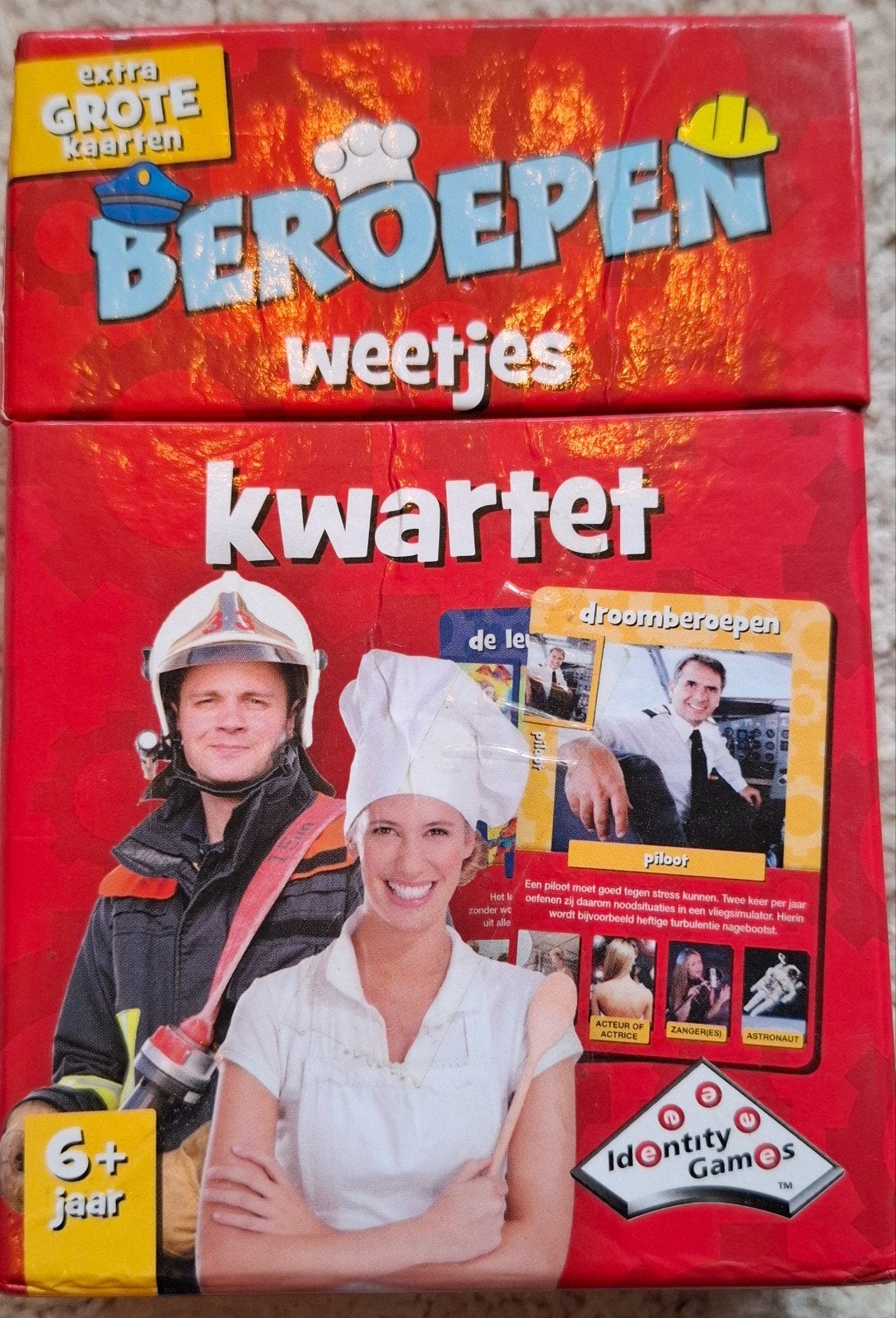 Beroepen Weetjes Kwartet – Identity Games, Ophalen of Verzenden, Zo goed als nieuw, Kwartet(ten)