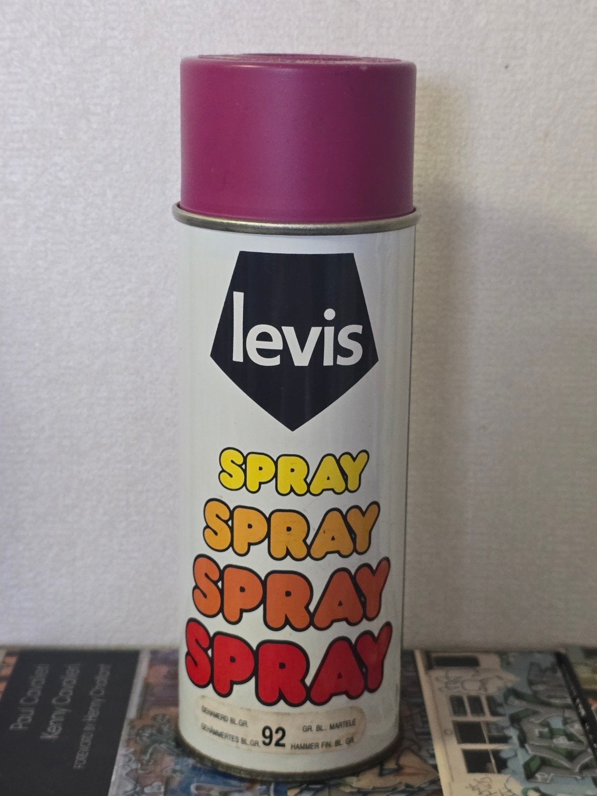 Vintage Levis Spray Paint Bus 92 - Zeldzaam Collecters Item, Ophalen of Verzenden