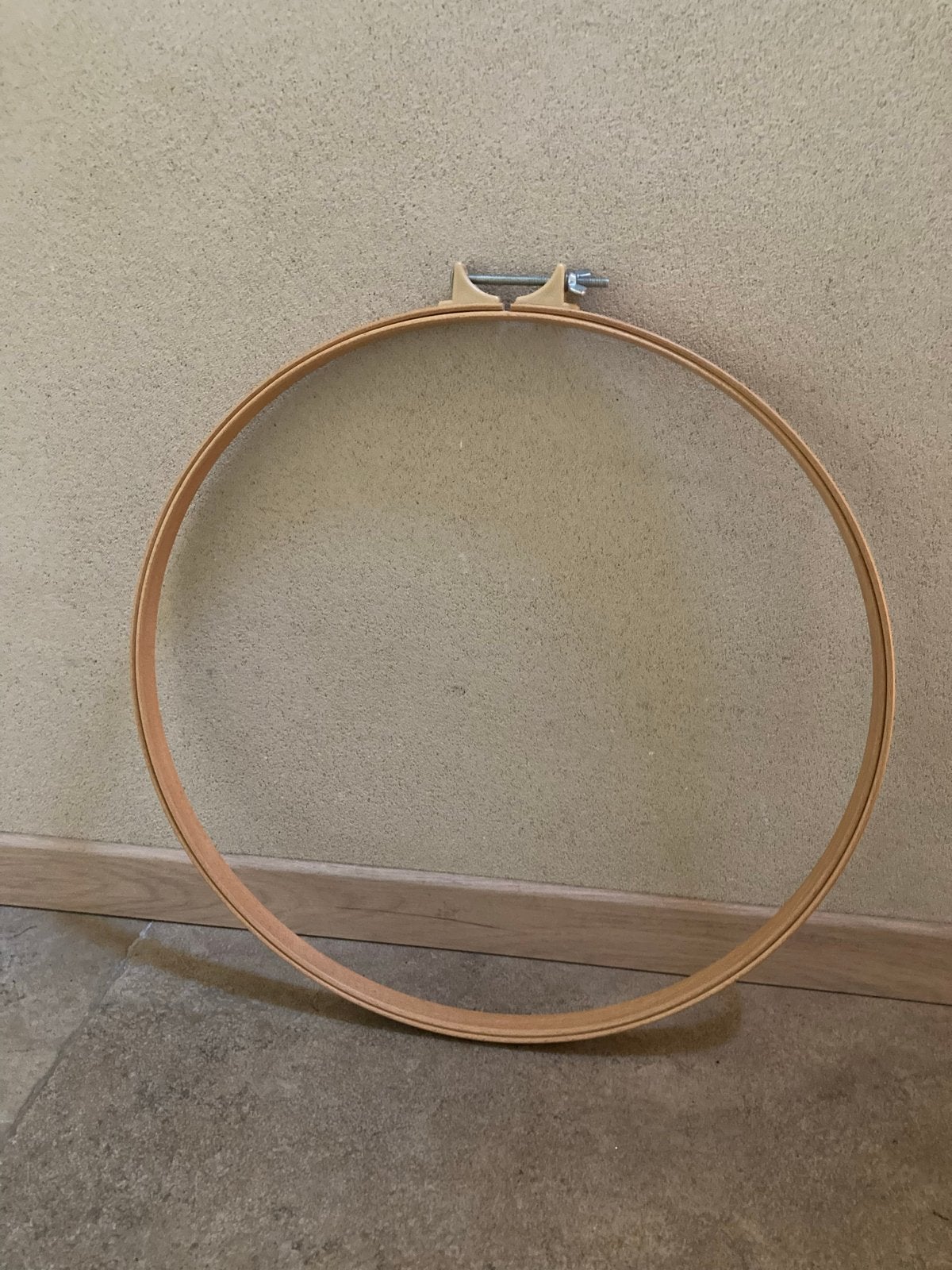 Nieuwe Quiltring / Borduurring - 46 cm - Blank Hout, Hobby en Vrije tijd, Ophalen of Verzenden, Nieuw, Overige typen