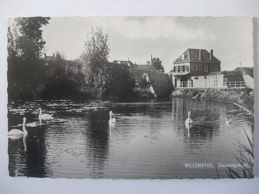 R95 Willemstad - Zwanengracht - 1966, Verzenden, 1960 tot 1980, Gelopen, Noord-Brabant