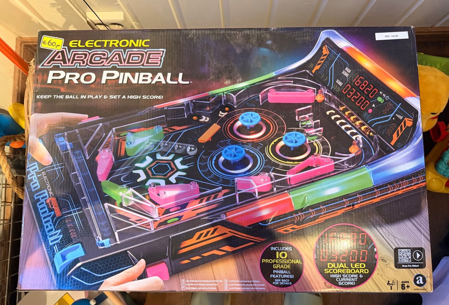 Elektronische Arcade Pro Pinball Flipperkast, Ophalen, Zo goed als nieuw, Jongen of Meisje