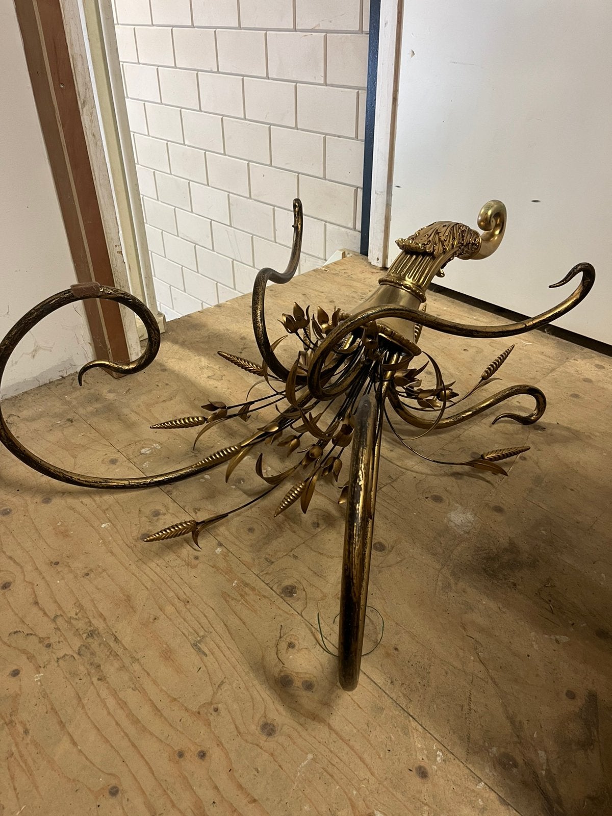 Onderstel salontafel, Ophalen, 100 tot 150 cm, 50 tot 100 cm, Zo goed als nieuw