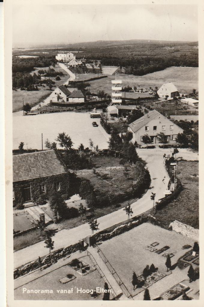 Panorama vanaf Hoog-Elten, Ophalen of Verzenden, 1940 tot 1960, Gelopen, Duitsland