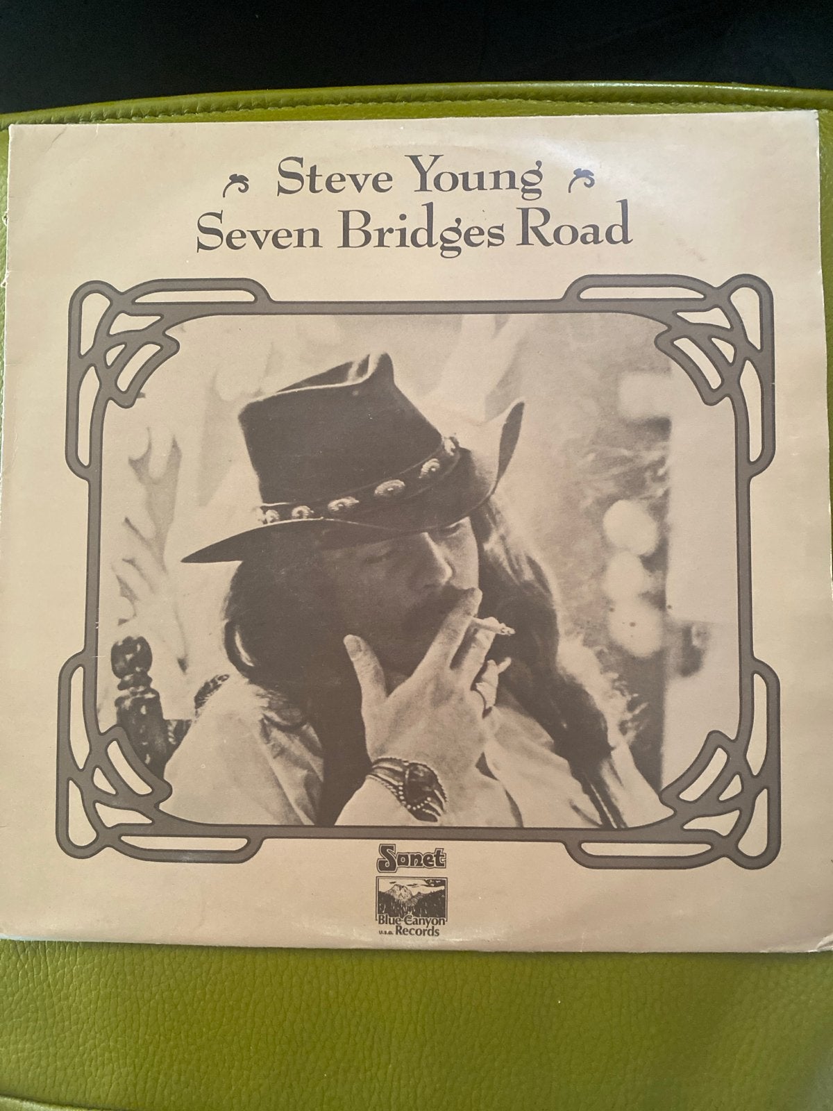 Steve Young - Seven Bridges Road LP (Country/Folk), Cd's en Dvd's, LP, Gebruikt, Originele persing, Ophalen of Verzenden