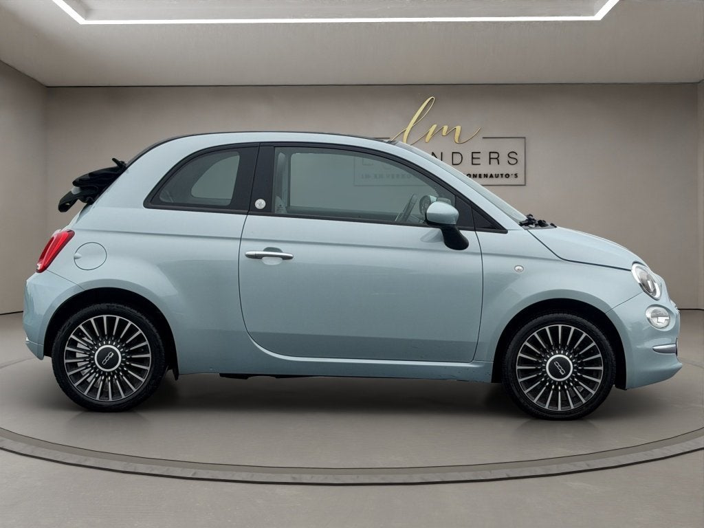 Fiat 500C 1.0 Hybrid Launch Edition 2020 BLAUW | Cabrio | Di, Keurmerk '100% Onderhouden', 12 maanden, Gebruikt, Euro 6