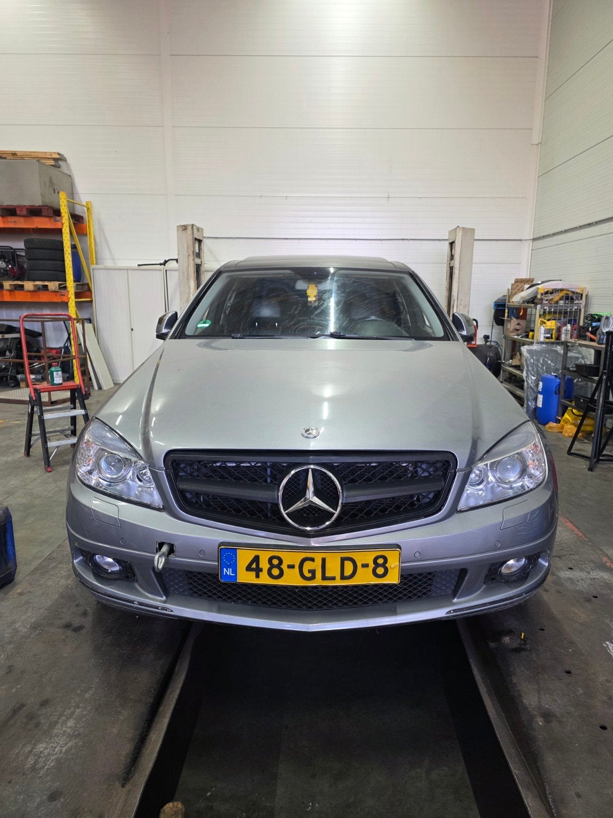 Mercedes-Benz C-Klasse 3.5 C350 Sedan AUT 2008 Grijs, Auto's, Automaat, Achterwielaandrijving, 1800 kg, 10 km/l