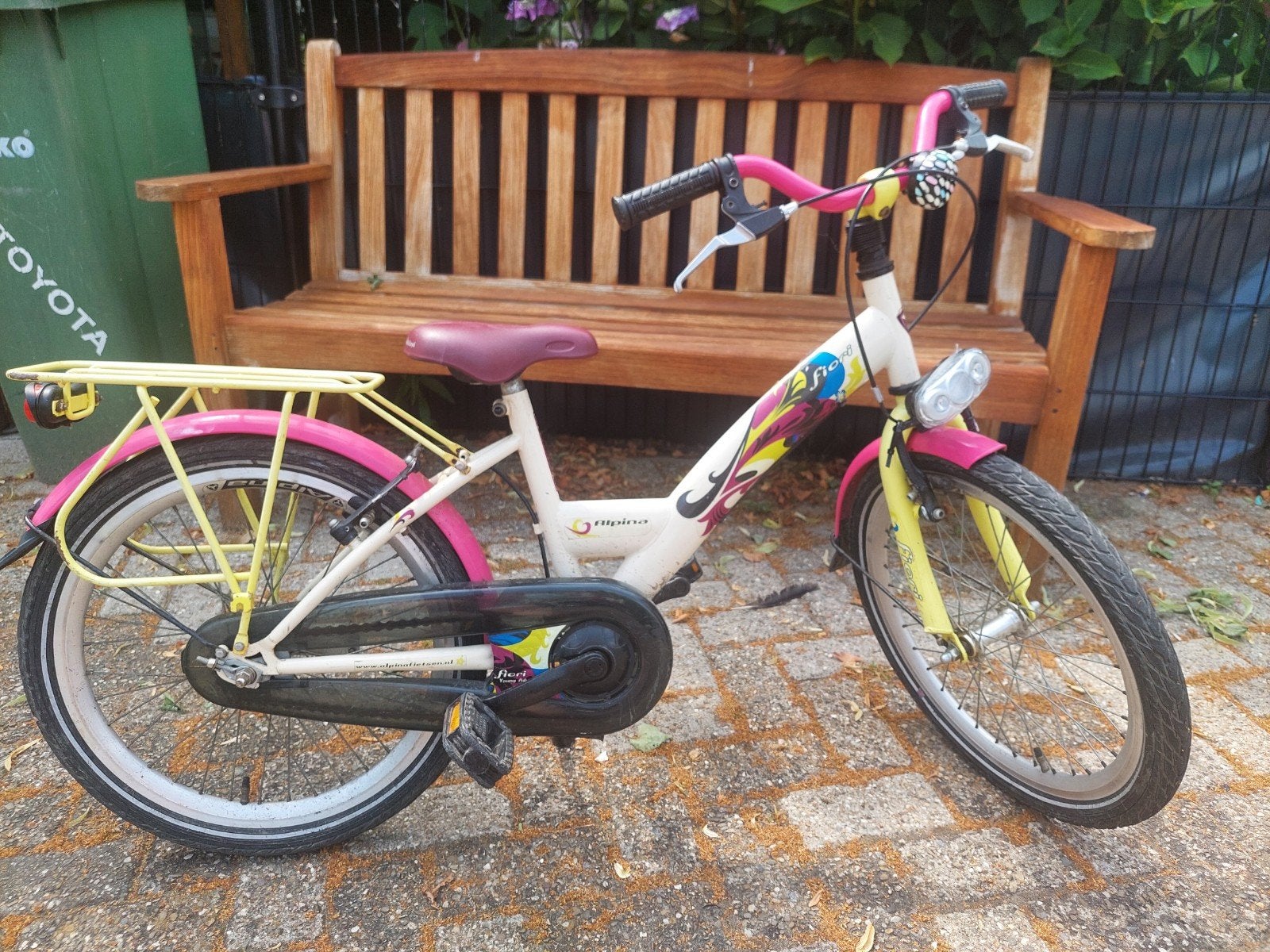 Alpina fiori girlpower mooie fiets 20 inch, Fietsen en Brommers, Fietsen | Meisjes, Ophalen, Gebruikt, 20 inch