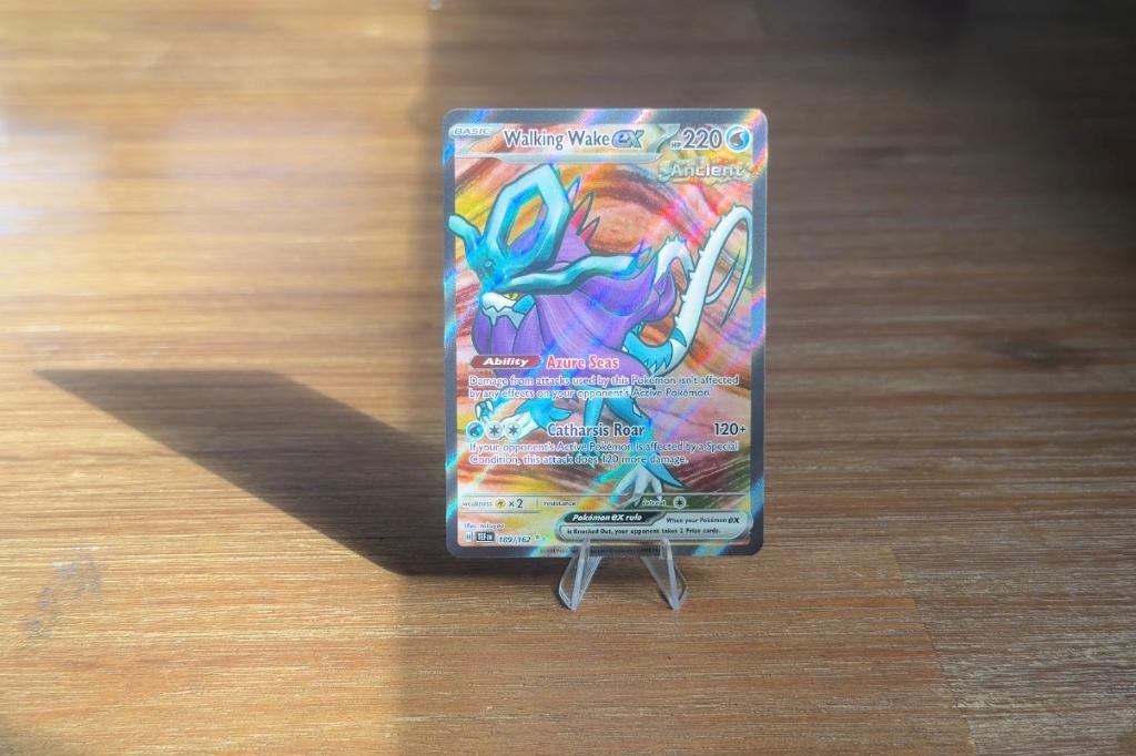 Walking Wake ex 189 - Temporal Forces Pokémon kaart, Ophalen, Zo goed als nieuw