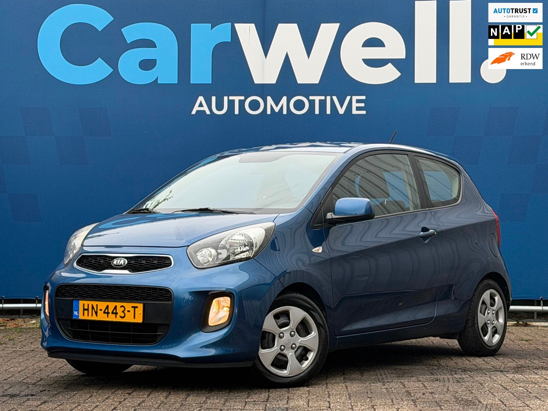 Kia Picanto 1.0 CVVT ComfortLine|Trekhaak|NieuweKoppeling|Ai, Auto's, Voorwielaandrijving, Stof, Gebruikt, Zwart