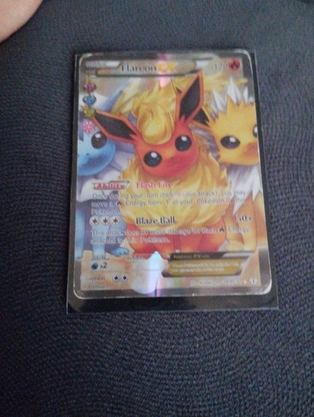 Flareon EX #RC28 Pokemon Generations, Ophalen, Gebruikt, Losse kaart, Foil