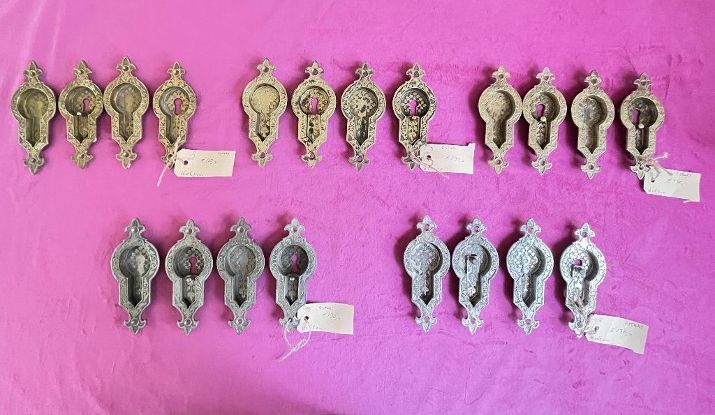 Antieke schuifdeurkommen, grepen, en suite , ensuite deuren, Antiek en Kunst, Ophalen of Verzenden