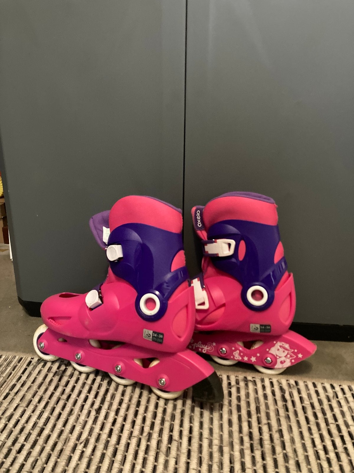 Skeelers Decathlon, Kinderen en Baby's, Ophalen, Verstelbaar, Zo goed als nieuw, Kinderen