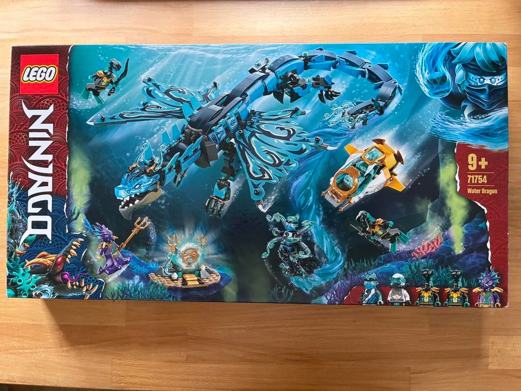LEGO Ninjago 71754 - Waterdraak, Kinderen en Baby's, Speelgoed | Duplo en Lego, Ophalen of Verzenden, Zo goed als nieuw
