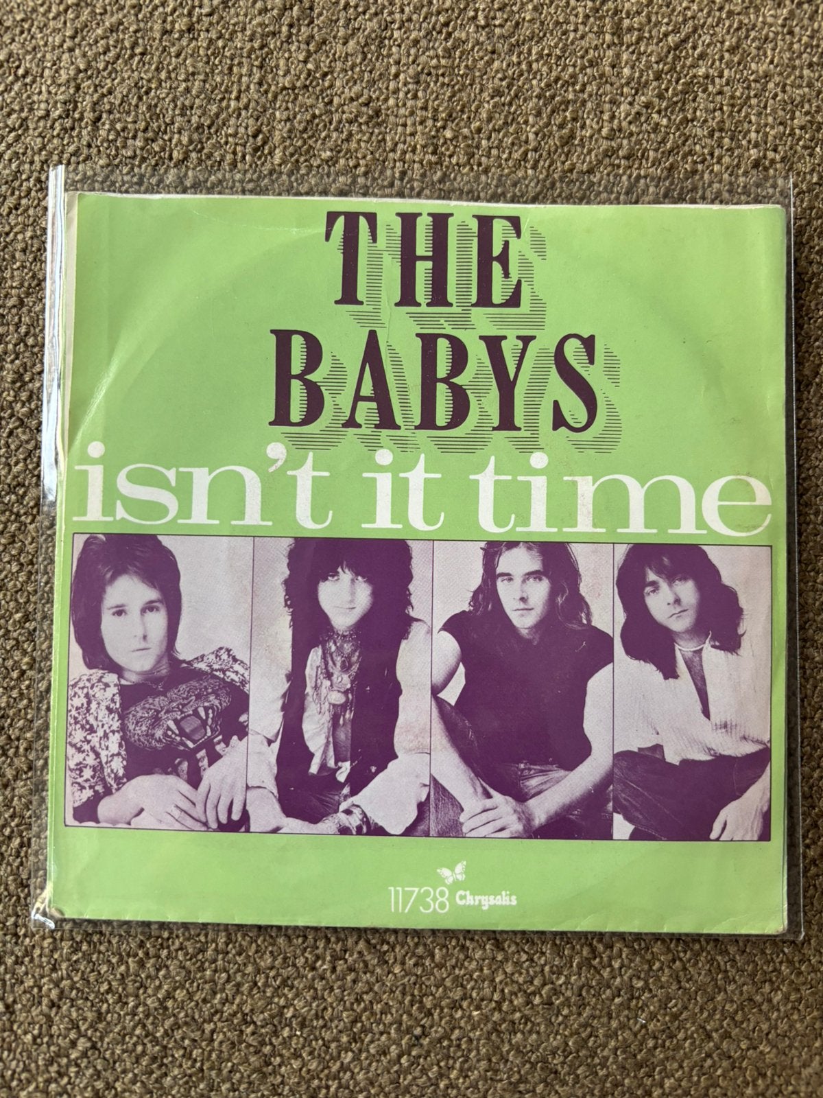 The Baby’s- Isn’t it Time, Ophalen of Verzenden, Gebruikt, 7 inch, Pop