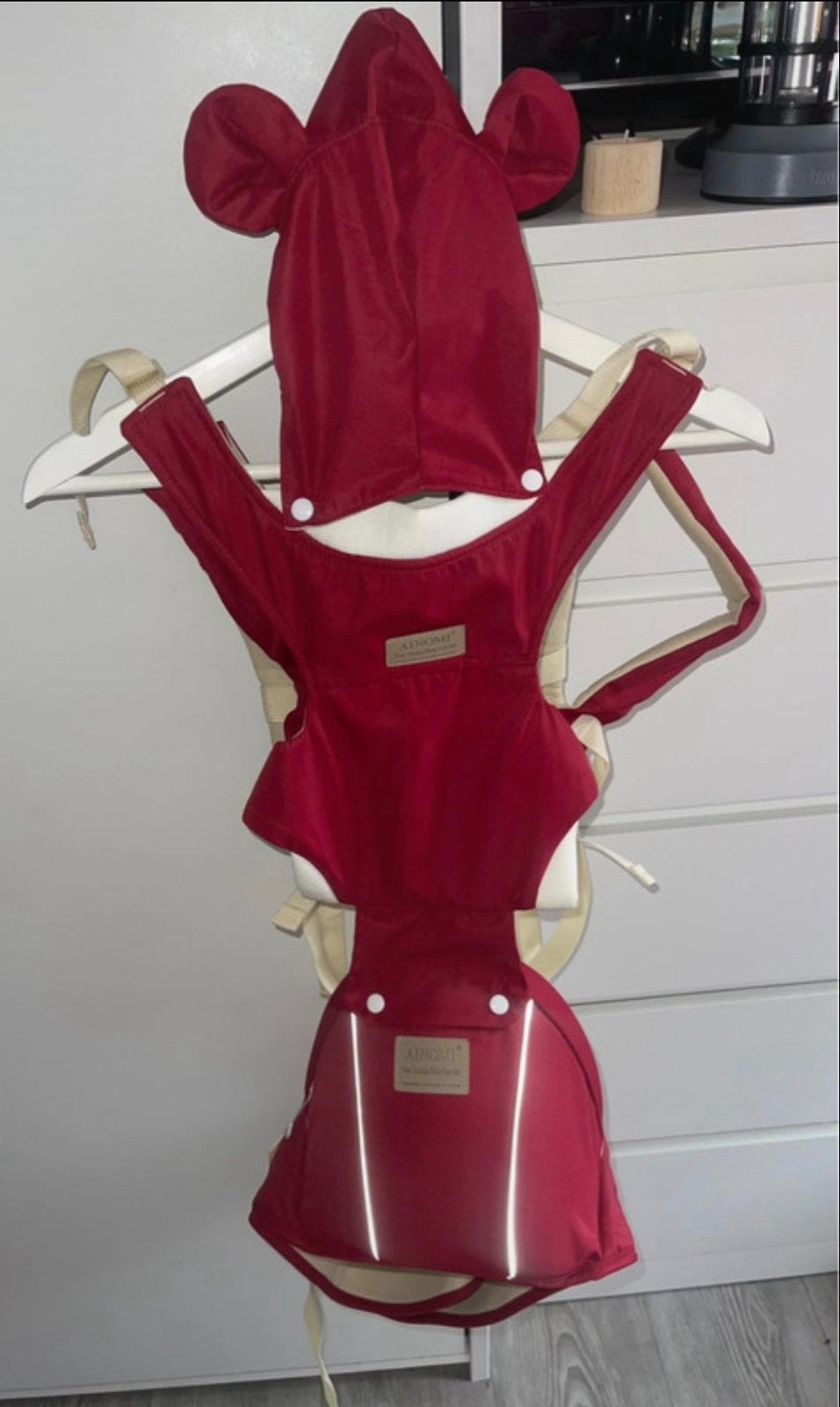Ainomie Baby Draagzak - Ergonomisch en Comfortabel, Overige merken, Ophalen of Verzenden, Zo goed als nieuw, Buik, Rug of Zij