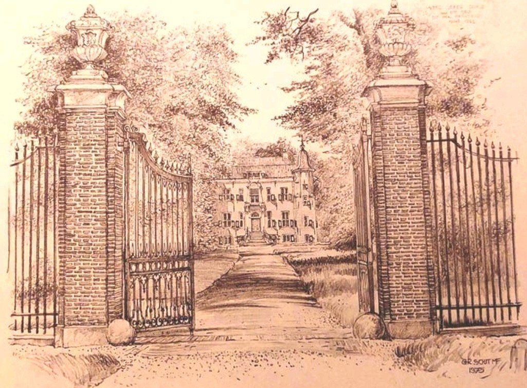 Linschoten ... Toegangshek bij huis ..., Ophalen of Verzenden