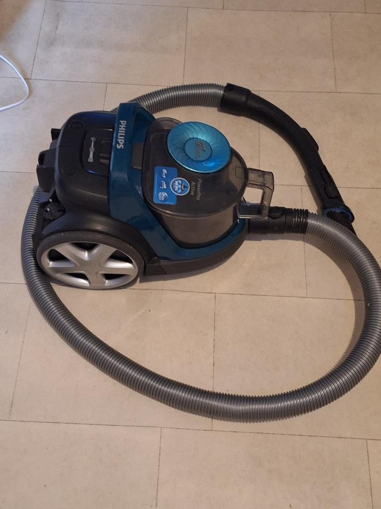 Philips PowerPro Active Stofzuiger - Zonder zak, Ophalen, Gebruikt, Stofzuiger, Reservoir