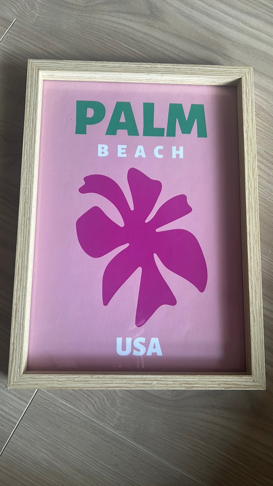 Fotolijst A4 formaat Palm Beach, Ophalen of Verzenden, Zo goed als nieuw