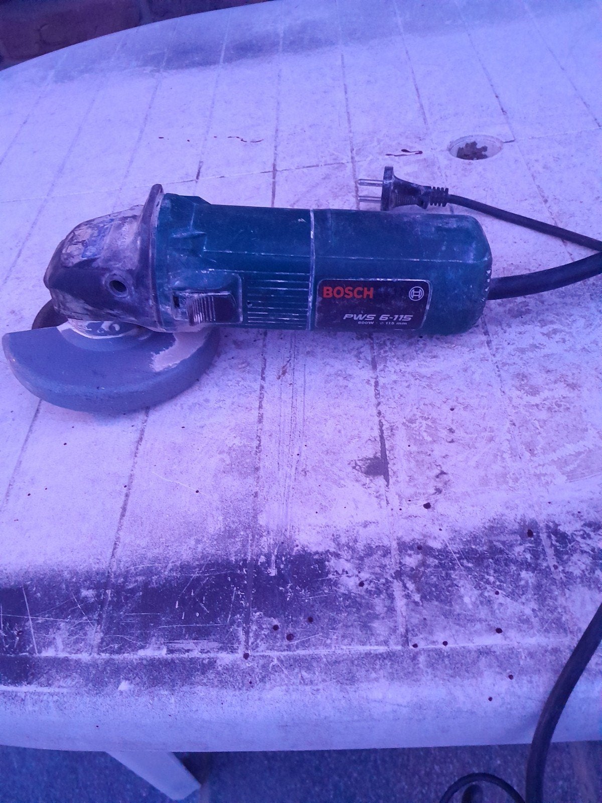 Bosch Haakse Slijper PWS 6-115, Doe-het-zelf en Verbouw, Ophalen of Verzenden, Gebruikt, Haakse slijper, Bosch